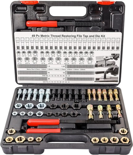 49pc thread repair chaser kit - thread,