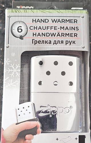 Zippo reusable metal hand - metal,