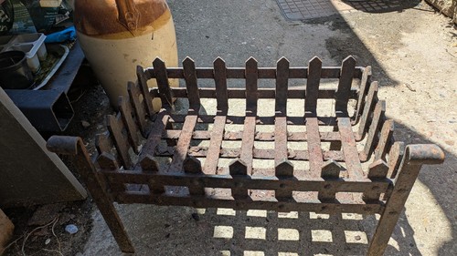 Fire basket cast retro open - basket,