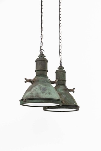 Antique pair copper - pair, of