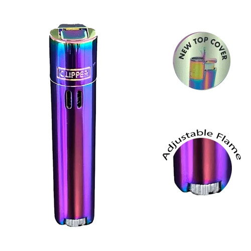Metal clipper jet lighter - metal, gas