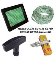 HONDA GCV135 GCV160 GCV190 IZY HRS LAWNMOWER SERVICE KIT AIR FILTER PLUG