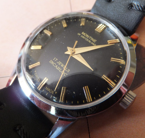 Black dial montine jewel - black,