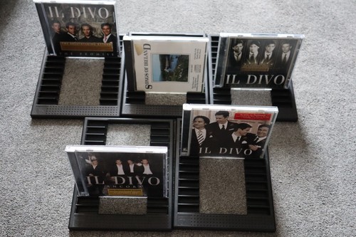 Plastic dvd storage - plastic, rack