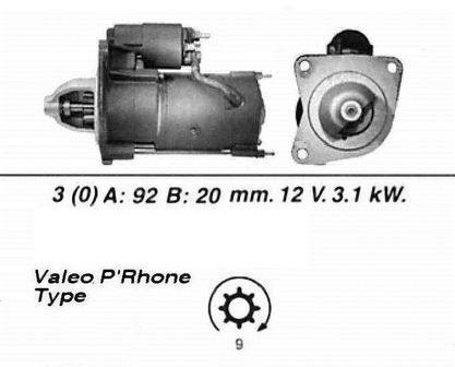 Genuine wai starter - starter, motor