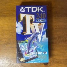 TDK E-240TVED 4 Hour Recording