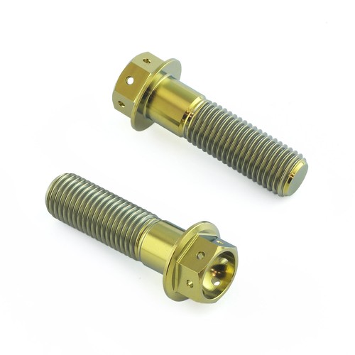 Titanium rear brake caliper - titanium,