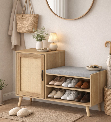 Shoe cabinet bench - cabinet,