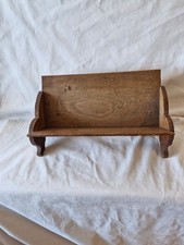 Vintage book trough - book, oak
