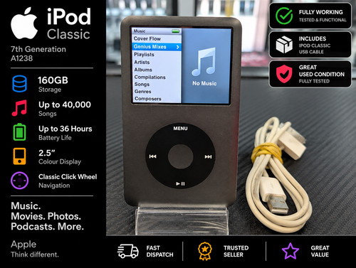 Apple ipod classic 7th gen - classic,