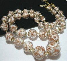 White & Gold Foil Venetian