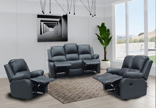 Recliner lazy boy grey sofa - lazy,