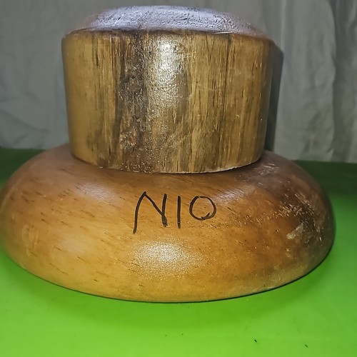 Wooden hat block millinery - ,