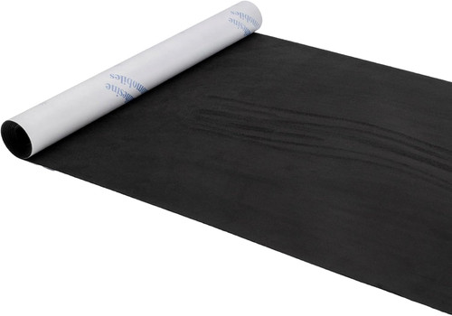 Black self adhesive microfiber - self-adhesive,