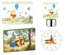 WINNIE THE POOH - 10" Lightshade, Touch Lamp, Wall Art, Wall Clock or Bundle