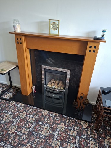 Wooded fireplace surround plus - fireplace,