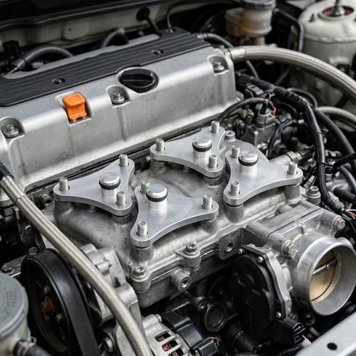 Aluminum throttle block covers - block,
