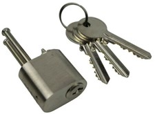 Scandinavian External Oval Lock Cylinder Barrel Silver To Suit Assa  Ruko Locks 