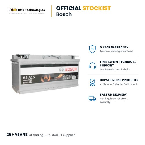 Bosch s5a15 car battery - bosch,