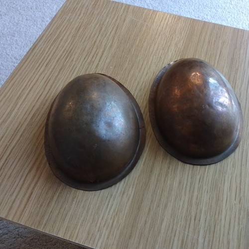 Antique chocolate egg mould - chocolate,