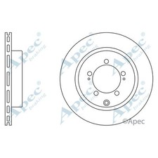 2x Brake Discs Vented For