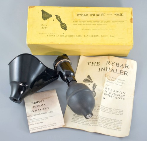Vintage rybar inhaler with - vintage,