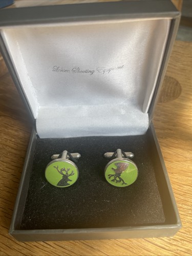 Laksen cufflinks stag design - cufflinks,