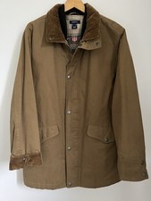 GANT 3 In 1 Coat Men’s Large Double Decker Removable Gilet Barn Coat Oak Beige