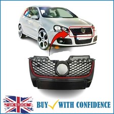 VW Golf Mk5 Gti Front Bumper Grille Main With Moulding & Plate Holder 2004-2008