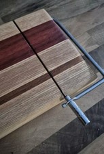 cheese board with wire slicer