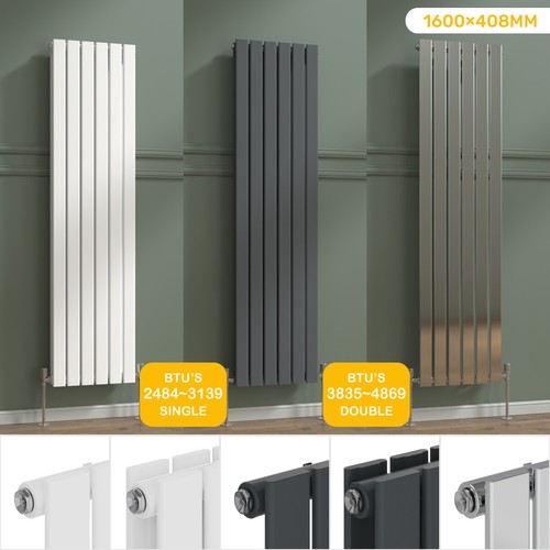 Vertical designer radiator - vertical,