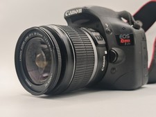 Canon EOS 550D/T2i 18.0MP Digital SLR Camera with EF-S IS 18-55mm Lens - Black