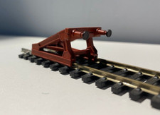 2x OO Gauge Buffer Stop - Model Railway Train Track Stopper - Layout Scenery