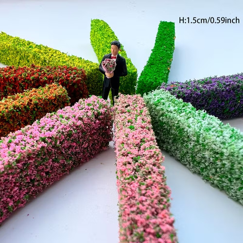 Set model railway hedge - 4,