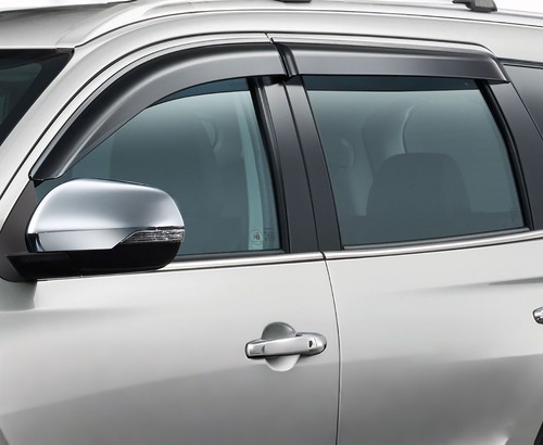 Black wind deflectors door - deflectors,