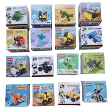 Building Bricks Blocks Set  Animal Food Christmas Sea Creatures Vehicles