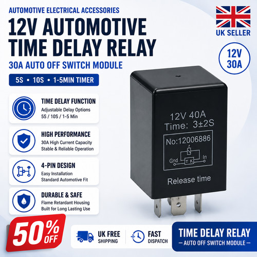 12v automotive time delay - time,
