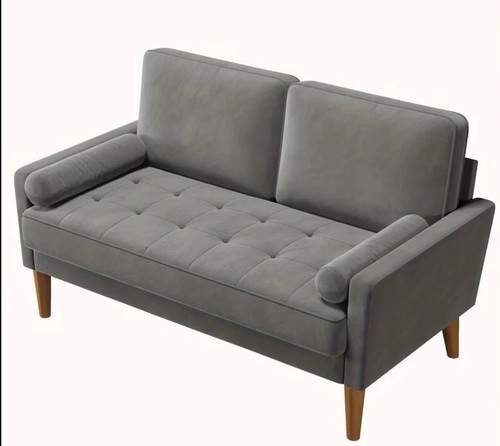 Roma small velvet sofa - velvet, modern