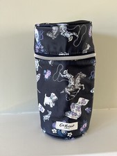 Cath Kidston London Baby Bottle Insulated Bag New No Tags Zip Up Clip Blue