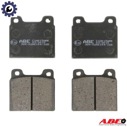 Brake pad set disc - pad,