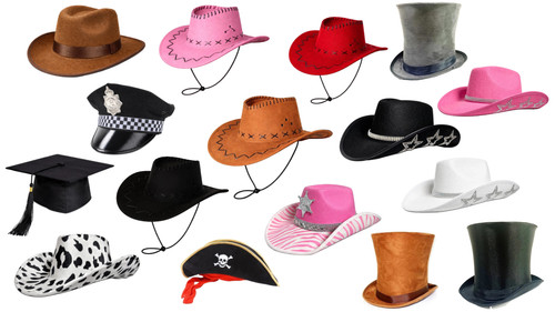 Fancy dress hats - fancy,