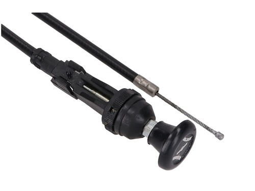 Choke cable with button - , for