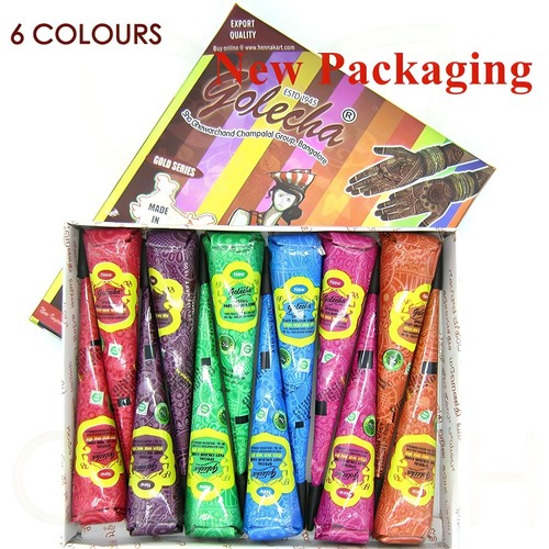 Multi colour henna paste - henna,