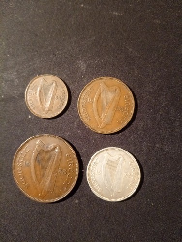 Irish coins 1933 part - part, set