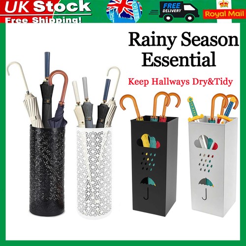Metal round umbrella stand - metal,