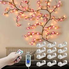 96/144 LED Cherry Blossom Tree Lights 8 modes Bendable Branch USB Fairy Light