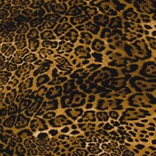 100% Cotton Poplin Leopard Wild Animal Print Craft Fabric Material 112cm wide
