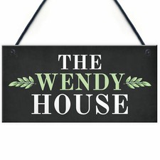 The Wendy House Hanging Summer House Garden Shed Decor Sign Home Gifts