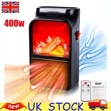 Plug In Wall Heater Mini Electric Heater Fan Portable Space Warmer with Remote