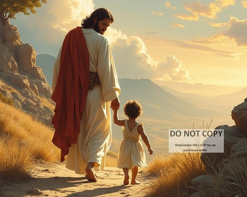 Jesus christ walking - walking, with